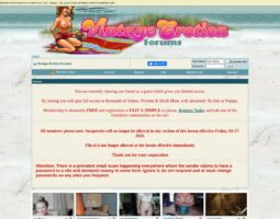 Vintage Erotica Forums